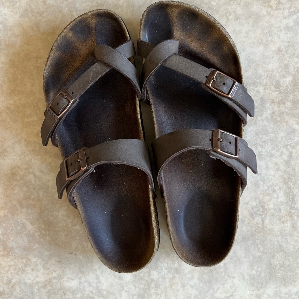 Birkenstock | Mayari brown leather sandals